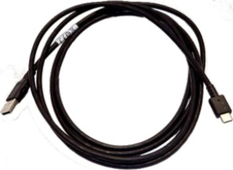 Zebra CS6080 Cordless Cradle Cable: USB-C (Cradle) to USB-A (Host) Cable; 7ft. (2.1m), Straight - Midnight Juodas