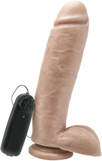 Toyjoy Dildo 10 colių su Balls Vibratoriumi