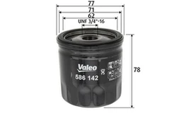 Alyvos filtras VALEO 586142