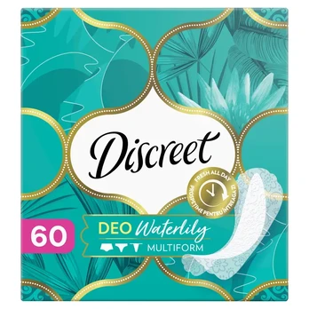 Higieniniai įklotai DISCREET WATER LILY, 60 vnt.