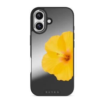 Hibiscus - iPhone 17 Case, Elite Mirror Dark (MagSafe) / Silver