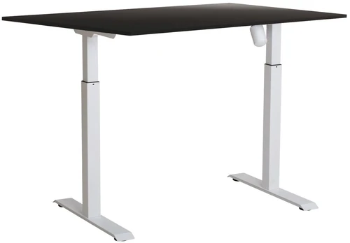 Kompiuterio stalas Sun-flex EasyDesk Adapt I, baltas/juodas