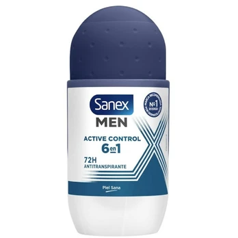 Sanex Men Active Control 6-in-1 Roll-On Deodorant 72h rutulinis antiperspirantas vyrams, 50 ml