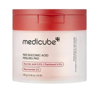Medicube Raudona Succinic Acid Peeling Pad 70 pcs