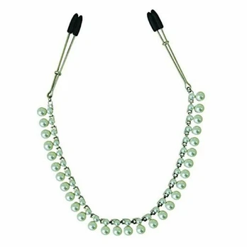 Cecotec Sportsheets Sincerely Pearl Chain Nipple Clips, 40.6 cm, Elegant Design