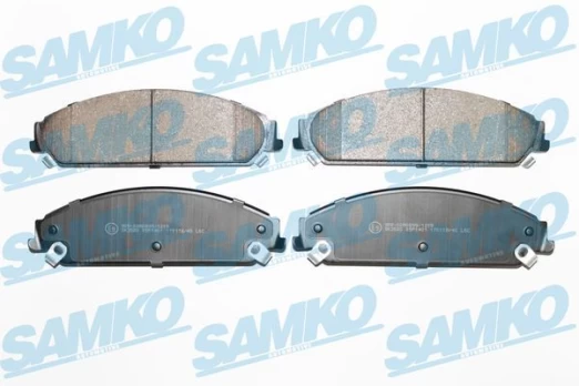 Stabdžių trinkelių rinkinys, diskinis stabdys SAMKO 5SP1401