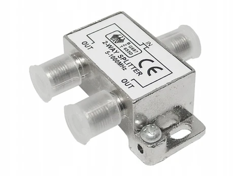 Splitter F 2-way Tv kabeliui 5-1000mhz
