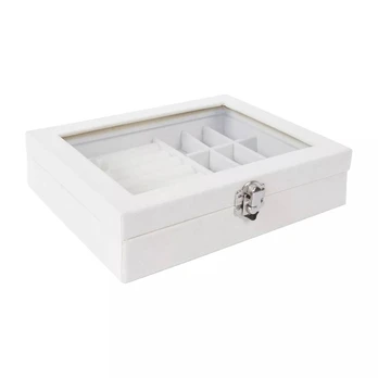 Jewelry box SEZANE 20x15x4.5cm, white