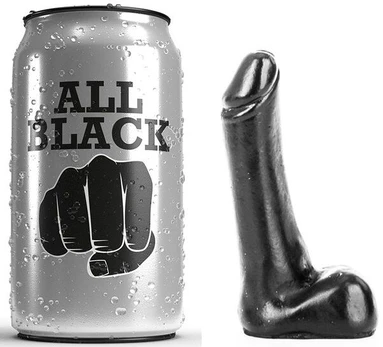 Dildo ALL BLACK 9 cm