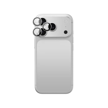 AmazingThing Radix Vision Lens Camera Lens Protector for iPhone 18 Pro / 18 Pro Max - Sidabrinis