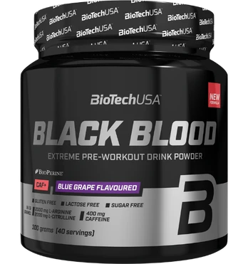 BioTech Black Blood CAF+, Blue Grape, 300 g