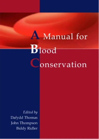 manual for blood conservation