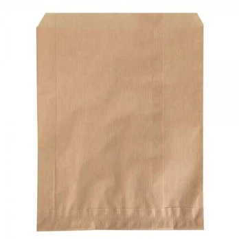 Popieriniai maišeliai rudi, 17x21,5, 0,5kg, 100 vnt