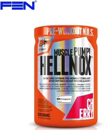 Extrifit Sport Nutrition Extrifit Hell Nox preworkout 620 g.