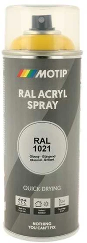 Motip Ral 1021 high gloss yellow