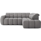 Kampinė sofa Falconn, Pilka kaina