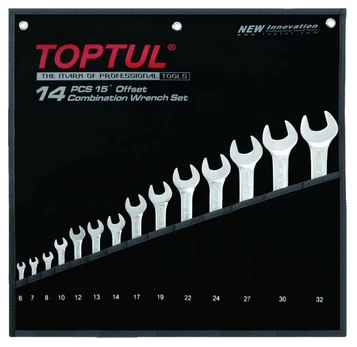TOPTUL Veržliarakčių komplektas 14vnt. GPAB1406