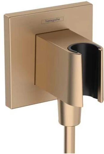 Hansgrohe dušas izvads ar dušas galvas turētāju Fixfit E, brushed bronze