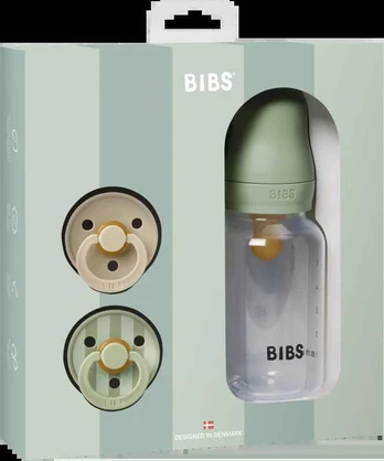 BIBS dovanų rinkinys kūdikiui Baby Sprinkle Gift Set Sage