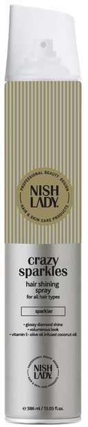 Nishlady blizgesio suteikiantis plaukų purškiklis, 386 ml