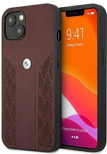 Telefono dėklas BMW BMHCP13SRSPPR Back Case For Apple iPhone 13 Mini, Apple iPhone 13 mini, raudona
