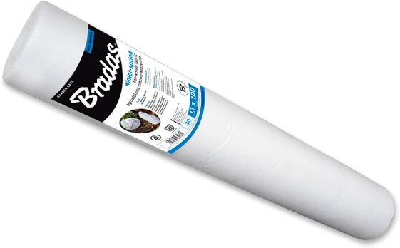 Agroplėvelė nuo šalnų Bradas Winter-Spring, 30 g/m², 1.1 x 100 m, balta