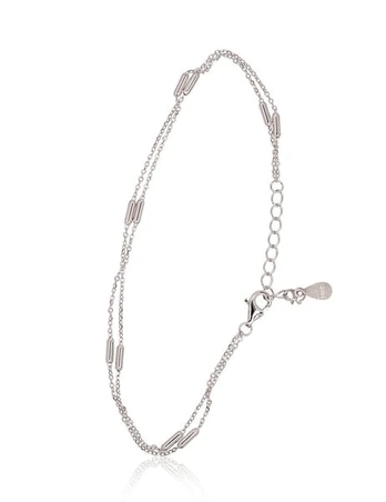 Sidabrinė apyrankė „Rhythm“, 17 cm