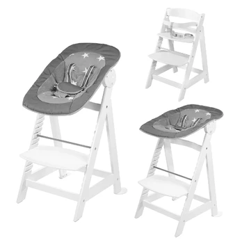 ROBA transformuojama maitinimo kėdė Fox&Bunny 2in1, White, 75063WEV190