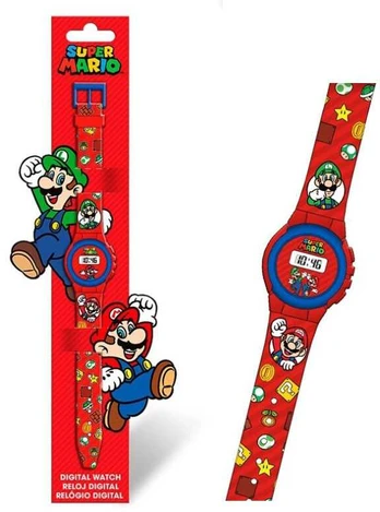 „Super Mario“ skaitmeninis laikrodis