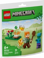 LEGO Minecraft 30732 Alekso kova prie laužo kaina