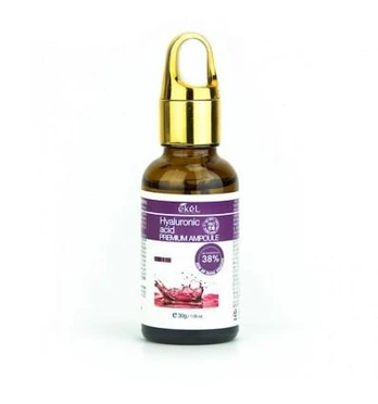 EKEL PREMIUM Klasės ampulė – serumas su hialuronu, 30 ml