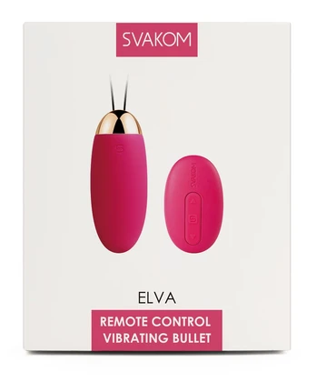 Svakom Elva Plum Red Vibruojantis kiaušinėlis