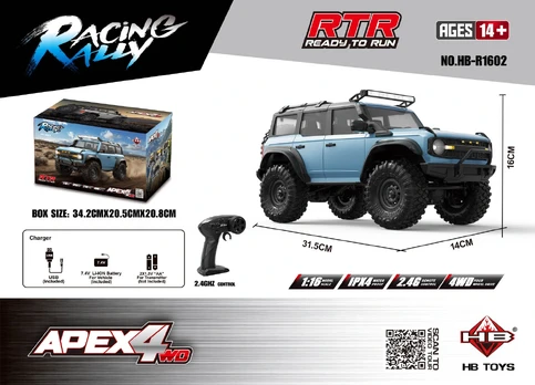 R/C off-road car RTR APEX 4 1:16 Blue