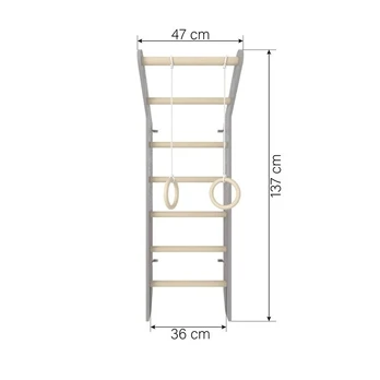 Gimnastikos kopėčios Toddler - pilka