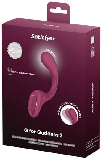 SATISFYER G DEIVĖMS 2 VYNO RAUDONA