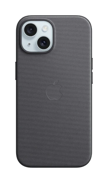 Telefono dėklas Apple FineWoven With MagSafe, iPhone 15, juoda
