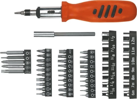Top Tools Atsuktuvas su keičiamais antgaliais 52 dalys 39D357
