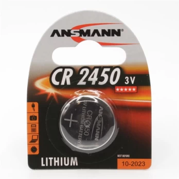 Elementai ANSMANN CR2450, 1vnt., litis, 3V