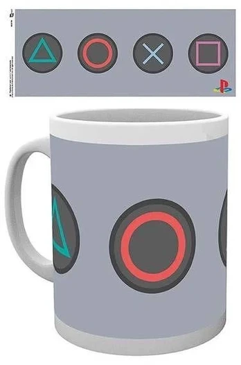 Abysse Corp Playstation - Mygtukai (320ml) Mug