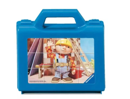 Ravensburger kubelių dėlionė „Statybininkas Bobas“, 12 kubelių