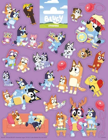 „Bluey Play“ lipdukų rinkinys