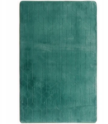 Strado Kilimas Rabbit 80x150 cm, žalias – minkštas, malonus liesti, svetainei ir miegamajam