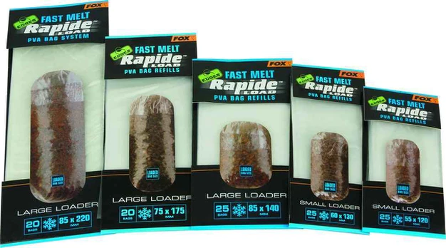 PVA maišeliai Fox Edges Rapide Refills Fast Melt, 85 × 220 mm, 20 vnt.