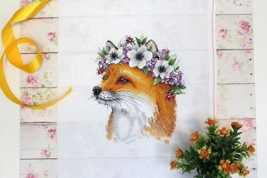 Cross stitch kit "Fox" SNV-788