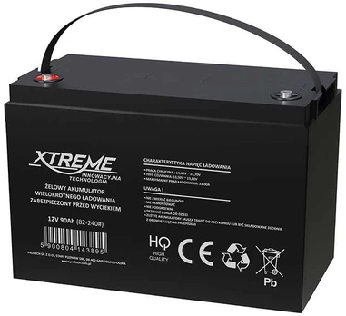 Akumuliatorius żelowy 12V 90Ah XTREME 215x170x330mm