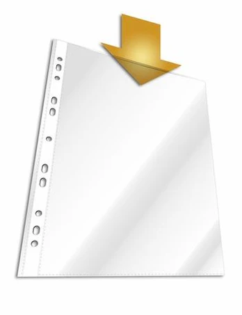 Durable Schutzhülle - für A4 - durchsichtig, kristallklar (Packung mit 100)