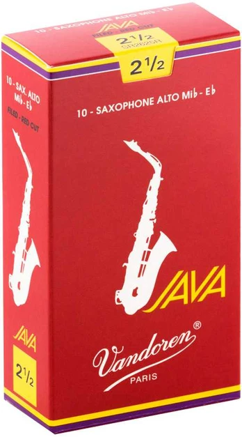 Liežuvėlis alto saksofonui Vandoren Java Raudona SR2625R Nr. 2.5