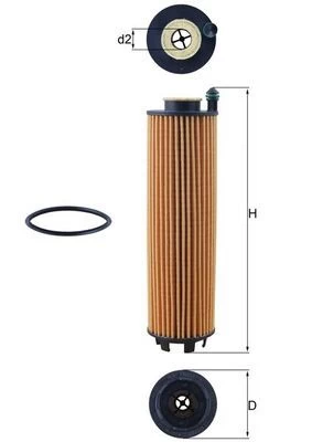 Alyvos filtras KNECHT OX 1301D