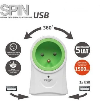 Ever rotary SPIN 2xUSB-T / LZ10-SPI000 / 0000