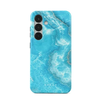 Ocean Waves - Blue Samsung Galaxy S25 Case, Tough (Magnetic) / N/A